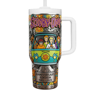 Funny Pup Anniversary Edition Tumbler - Personalized Gifts 04naqn100326-Homacus