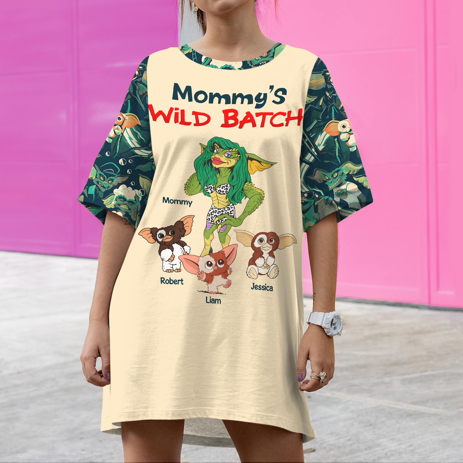 Personalized Gifts For Mom Raglan Dress 01qhpu210325 Cute Mogwai-Homacus