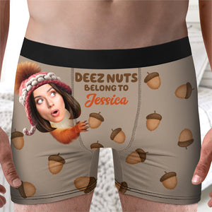 Custom Photo Gifts For Him Boxer Briefs, Deez Nuts Belong To 06TGQN201224-Homacus