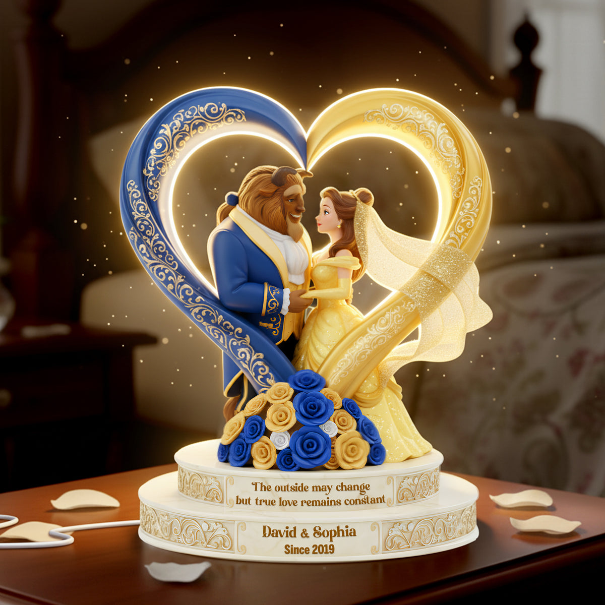 A Timeless Tale Of Love Light Box - Personalized Anniversary Gift For Couples 03KILU271125-Homacus