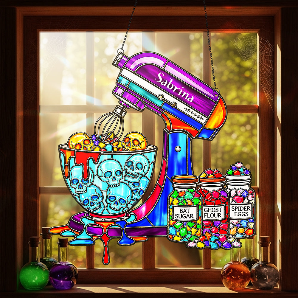 Spooky Baking Suncatcher - Personalized Gifts For Baking Lovers 04ohta300825-Homacus
