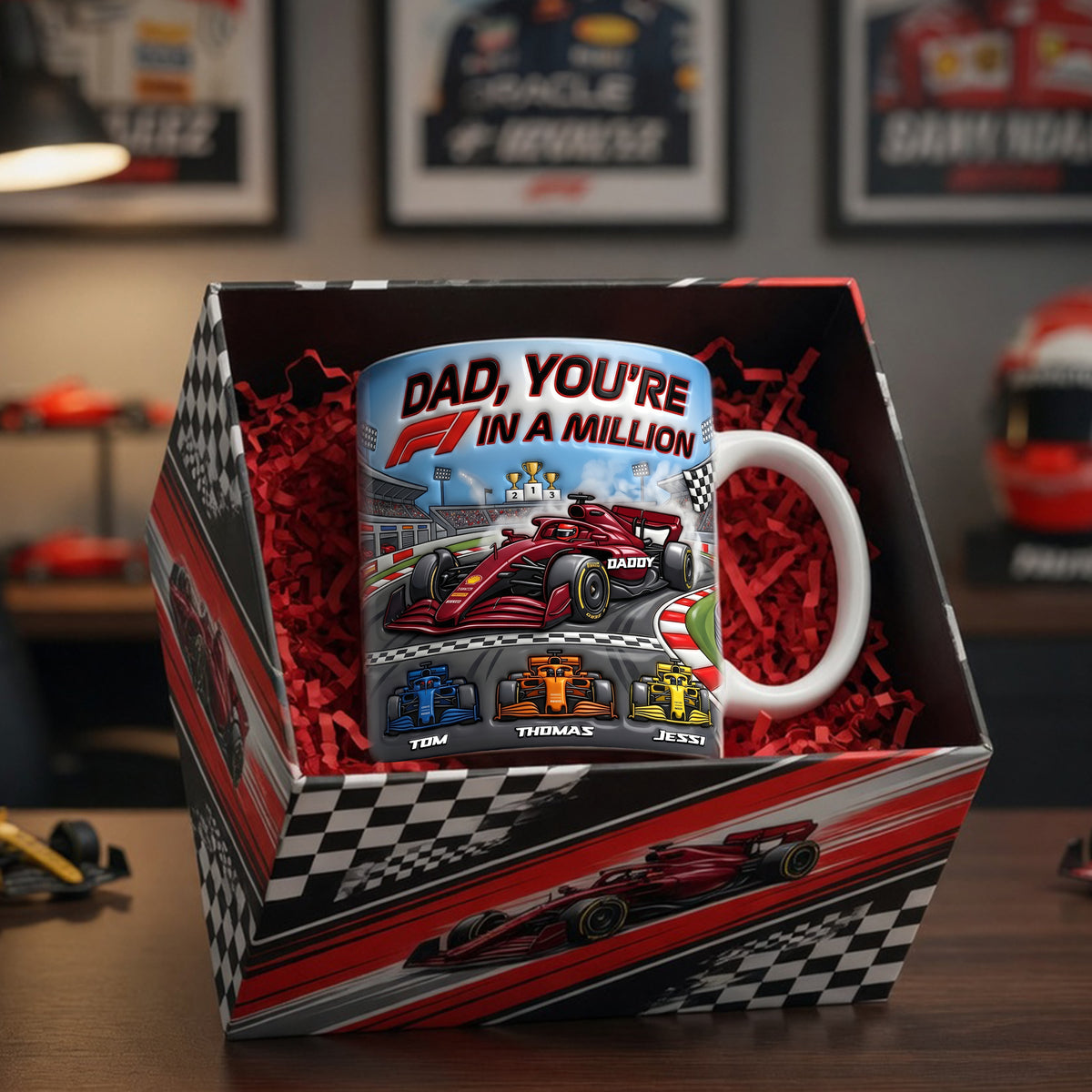 Dad, You’re In A Million Magic Coffee Mug - Personalized Gifts For Dad 03nalu120526-Homacus