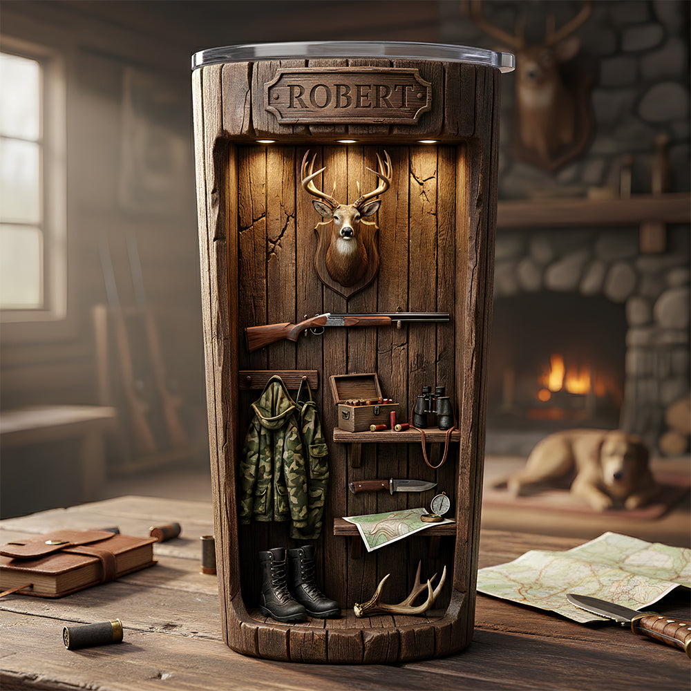 Deer Hunting Tumbler - Personalized Gifts For Hunters 06KIDT301225-Homacus