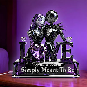 Spooky Couple Light Box Personalized Gifts For Couple 06TODT311225-Homacus