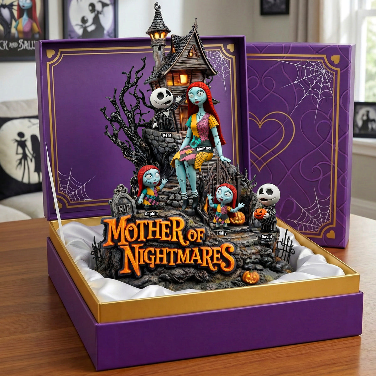 Horror Midnight Acrylic Plaque - Personalized Gifts For Mom 01TYQN300326-Homacus