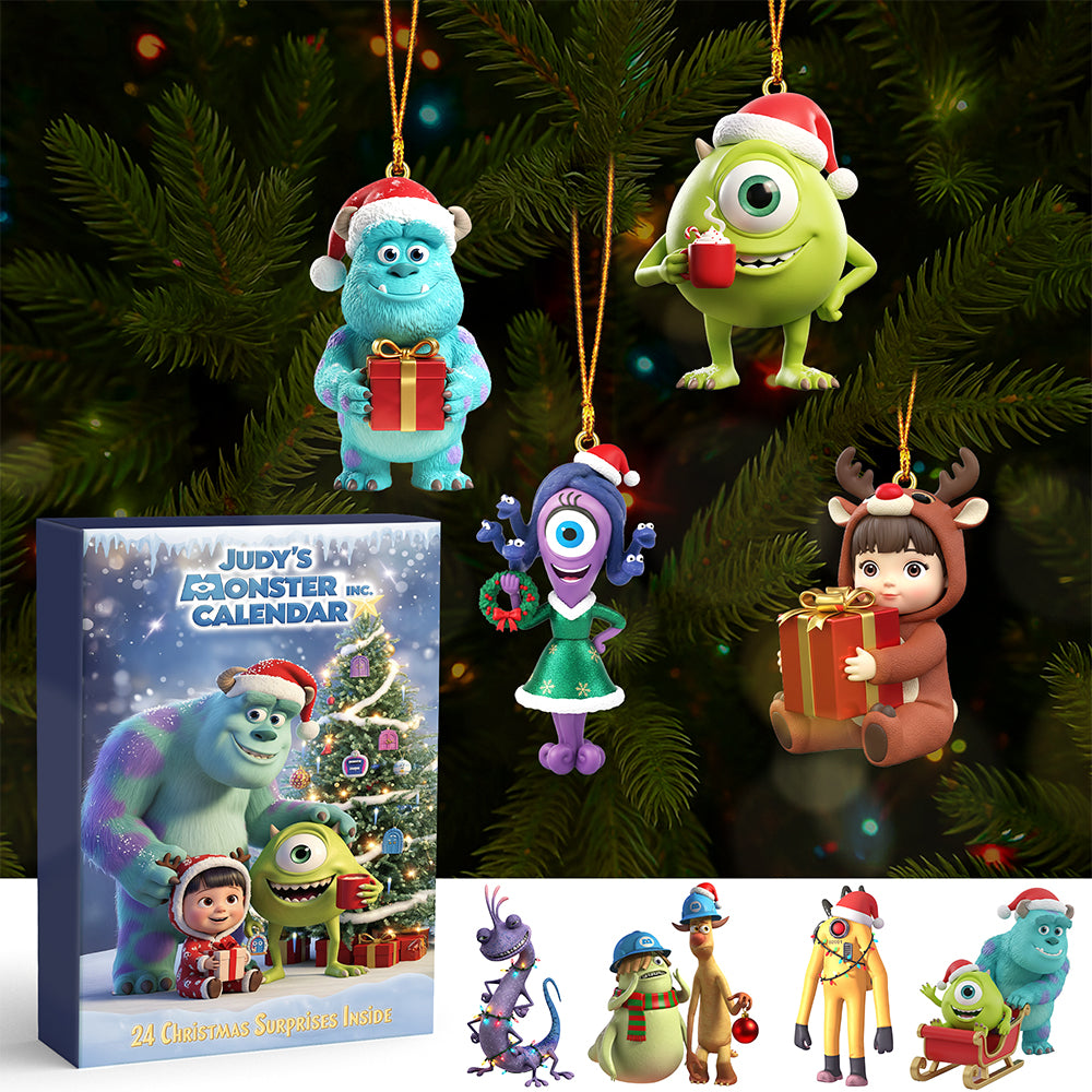 Cute Creature Christmas Advent Calendar Blind Box – Personalized Gifts 02pgmg121125-Homacus