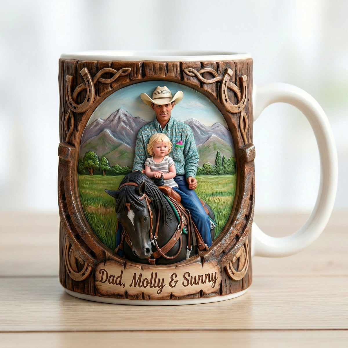 Custom Photo Gifts For Horse Lovers Coffee Mug 02hutn170126-Homacus