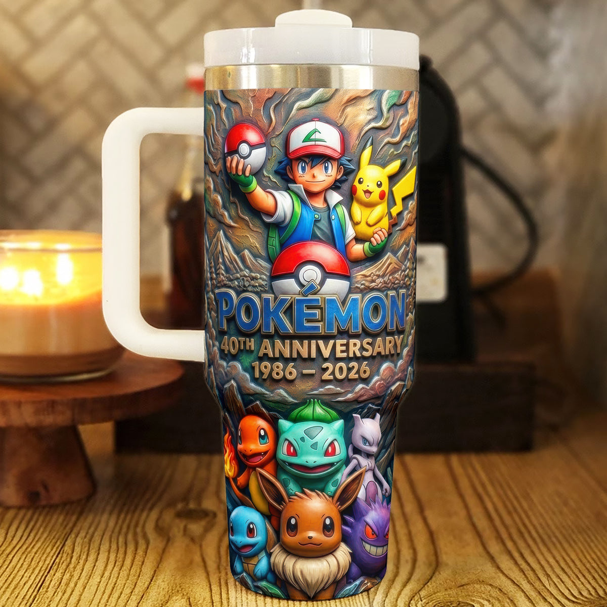 40th Anniversary Monster Trainer Tumbler - Personalized Anniversary Gift 01toqn120326-Homacus