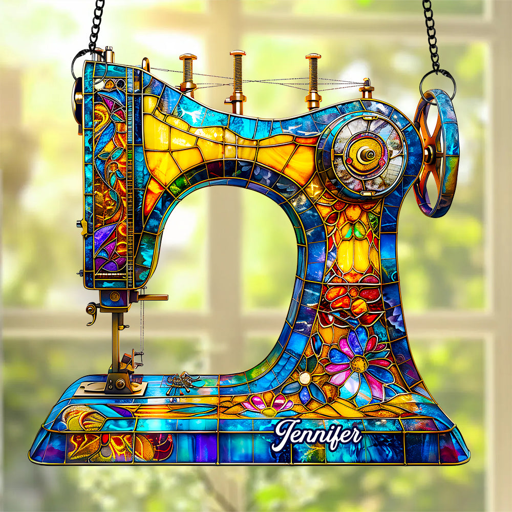 Sewing Suncatcher Ornament Personalized Gifts for Sewing Lovers 04HUDT170725-Homacus