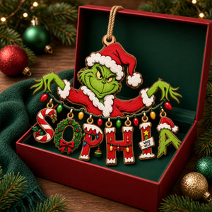 Playful Name Art String Ornament - Personalized Christmas Gifts 05qhlu210926-Homacus