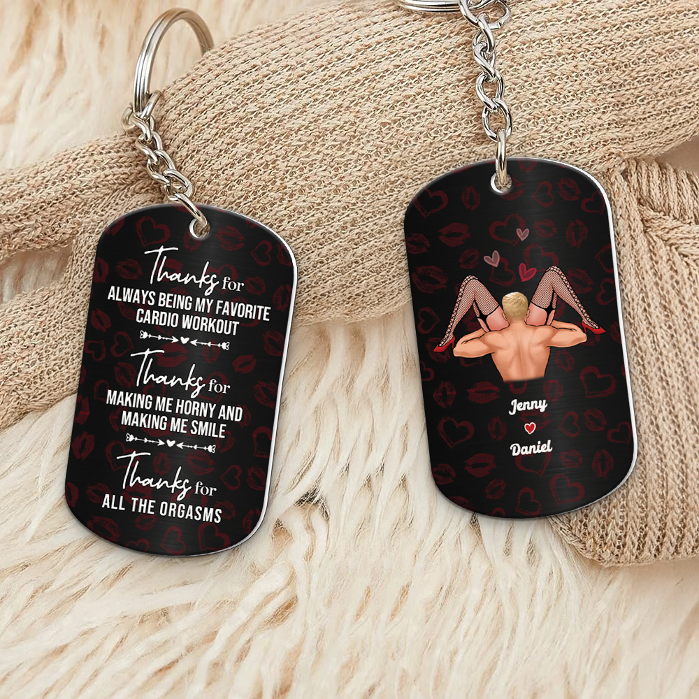 Personalized Gifts For Naughty Couple Keychain 01ohpu050425-Homacus