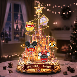 Magical Castle Family Acrylic Light Box - Personalized Gifts For Christmas 03nata210826-Homacus