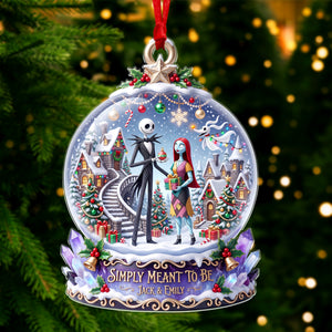 Spooky In Love Acrylic Ornament - Personalized Christmas Gifts For Couples 05haqn110826