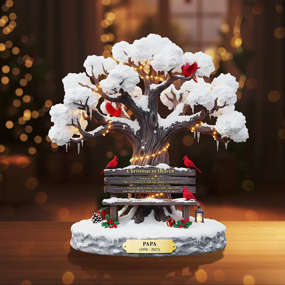 Personalized Christmas Memorial Heaven Gifts For Family Cardinal Acrylic Plaque 04tota230925-Homacus