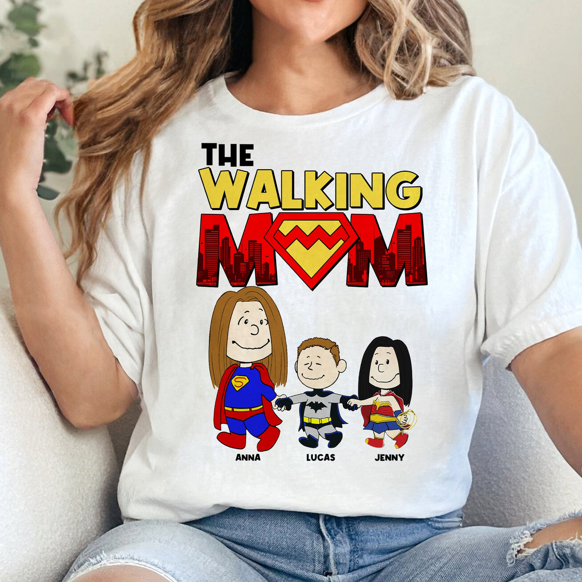 Personalized Gifts For Mom Shirt 02ohtn210325pa The Walking Mom-Homacus