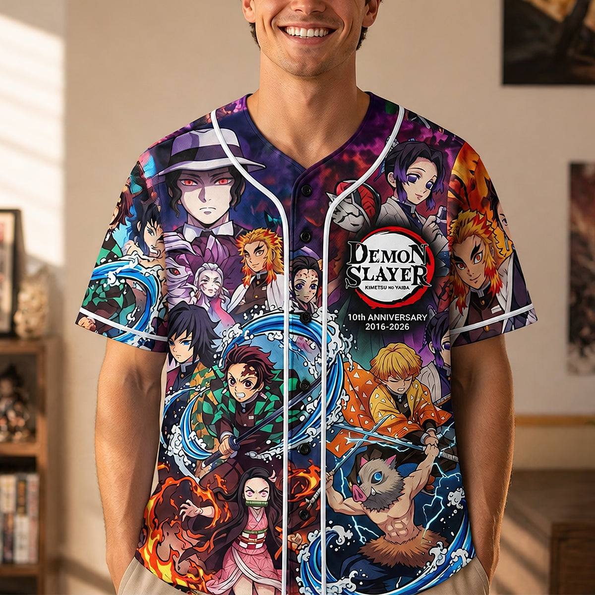 Anniversary Baseball Jersey - Personalized Gifts 01QHDT120626-Homacus