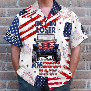Gifts For Patriot Hawaiian Shirt 03NADT190624 American Flag-Homacus