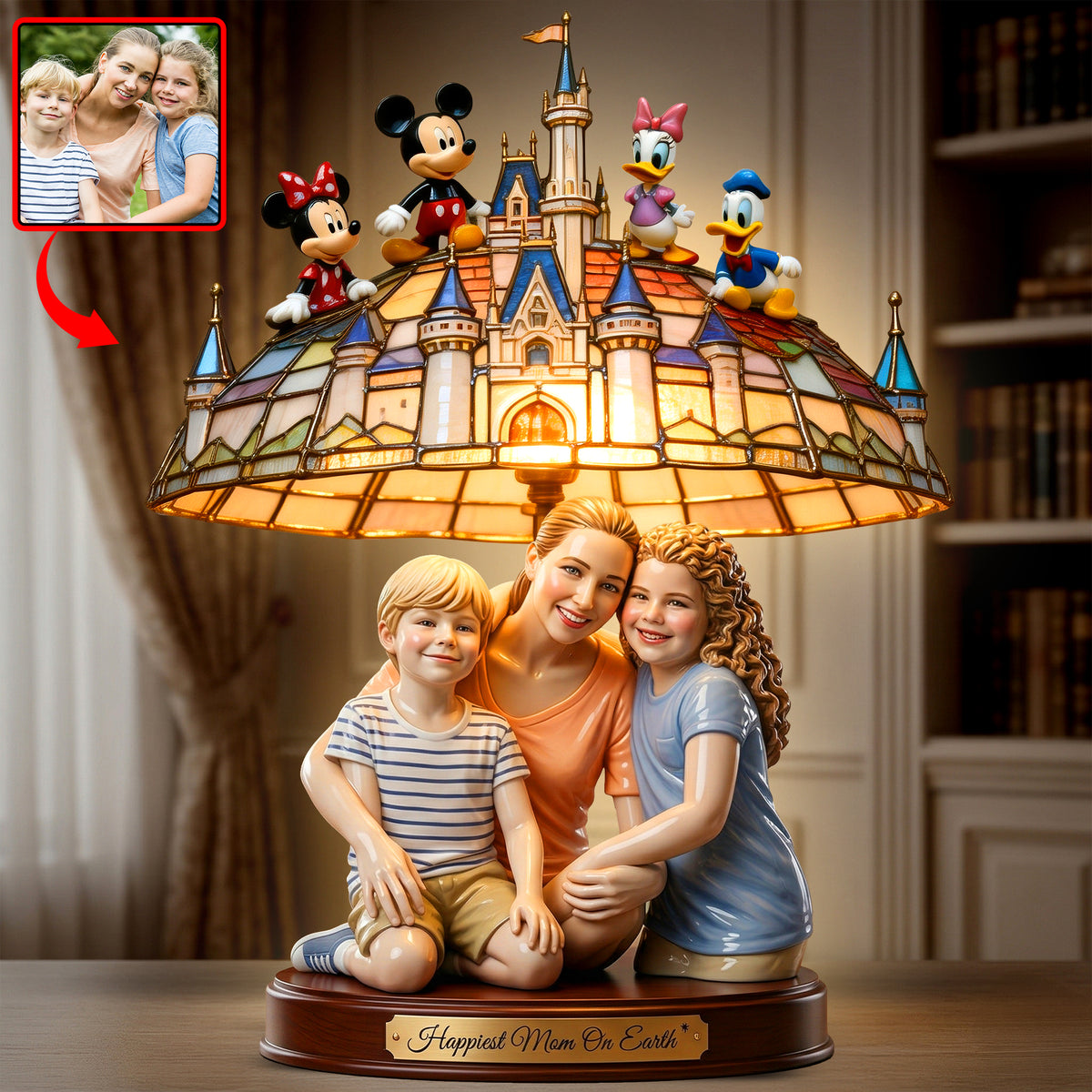 Mom And Kids Light Box Custom Photo Gifts For Mom 02NAQN020426-Homacus