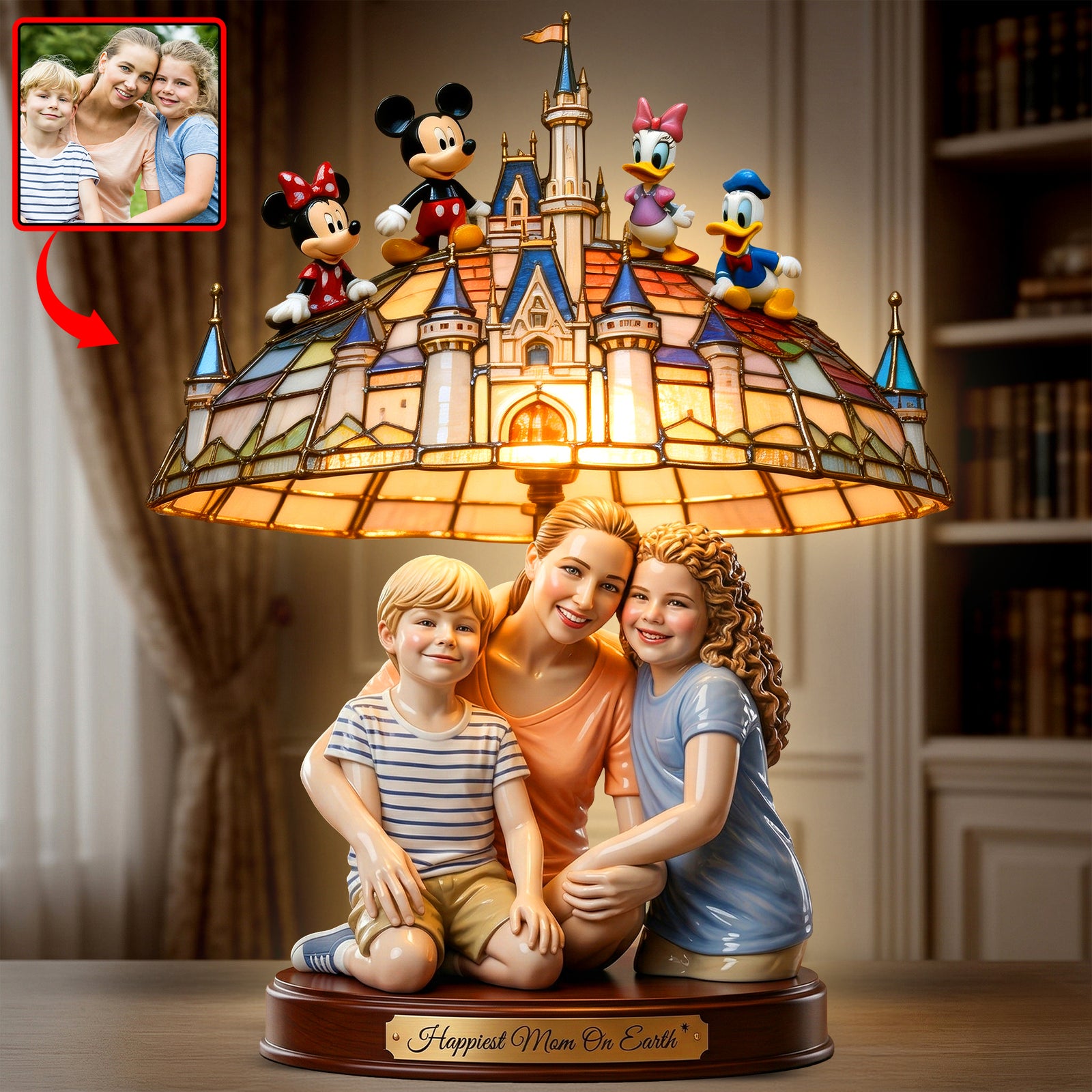 Mom And Kids Light Box Custom Photo Gifts For Mom 02NAQN020426-Homacus