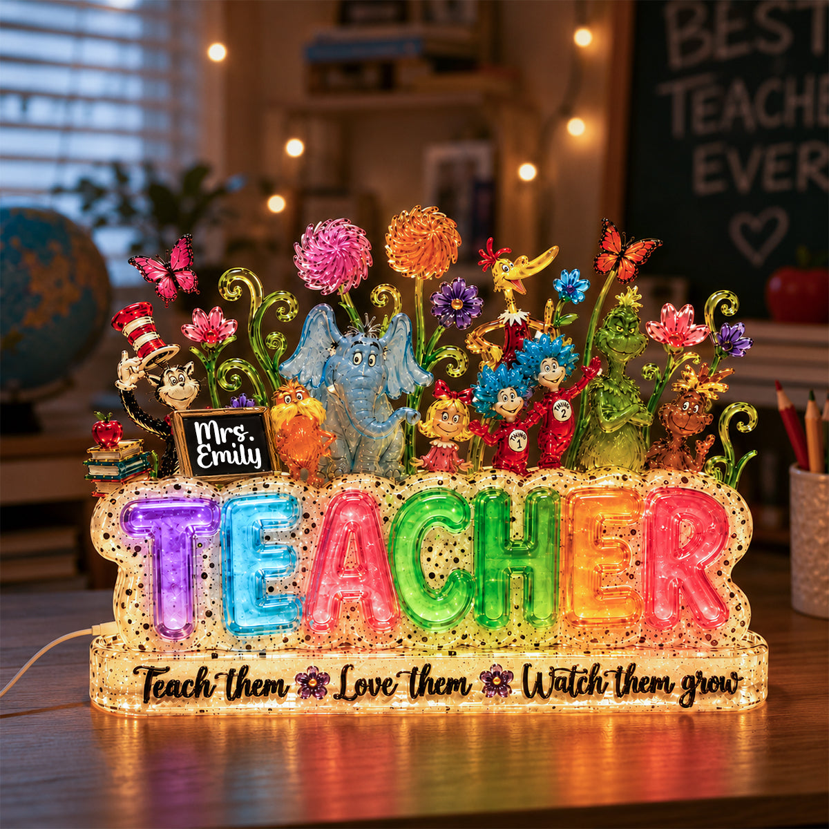 Appreciation Acrylic Light Box Personalized Gifts For Teacher 02PADH220726-Homacus