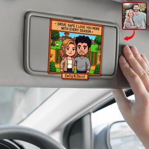 Drive Safe Acrylic Car Visor Clip – Custom Photo Gifts For Couple 02naqn241225-Homacus