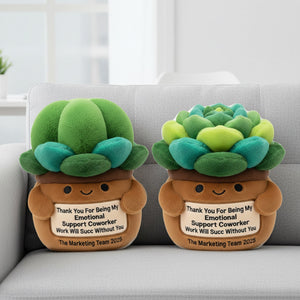 Succulent Plant Custom Shaped Pillow - Personalized Gifts For Coworker 07NAMG151125