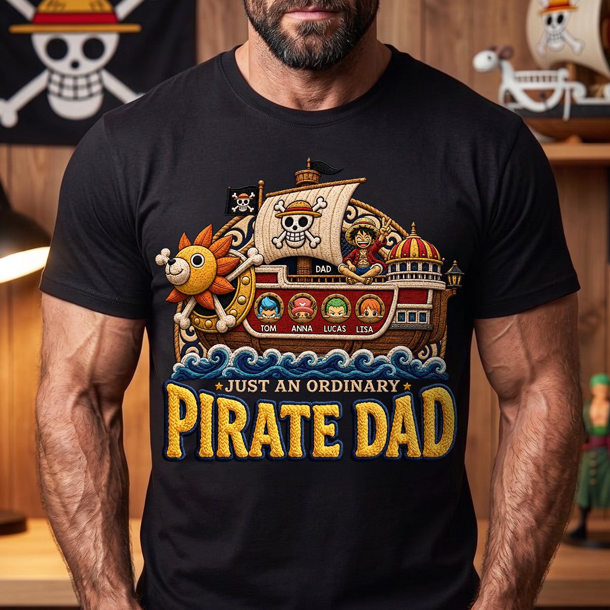 Dad's Epic Ocean Journey Shirt - Personalized Gift For Dads 02PADT210526-Homacus