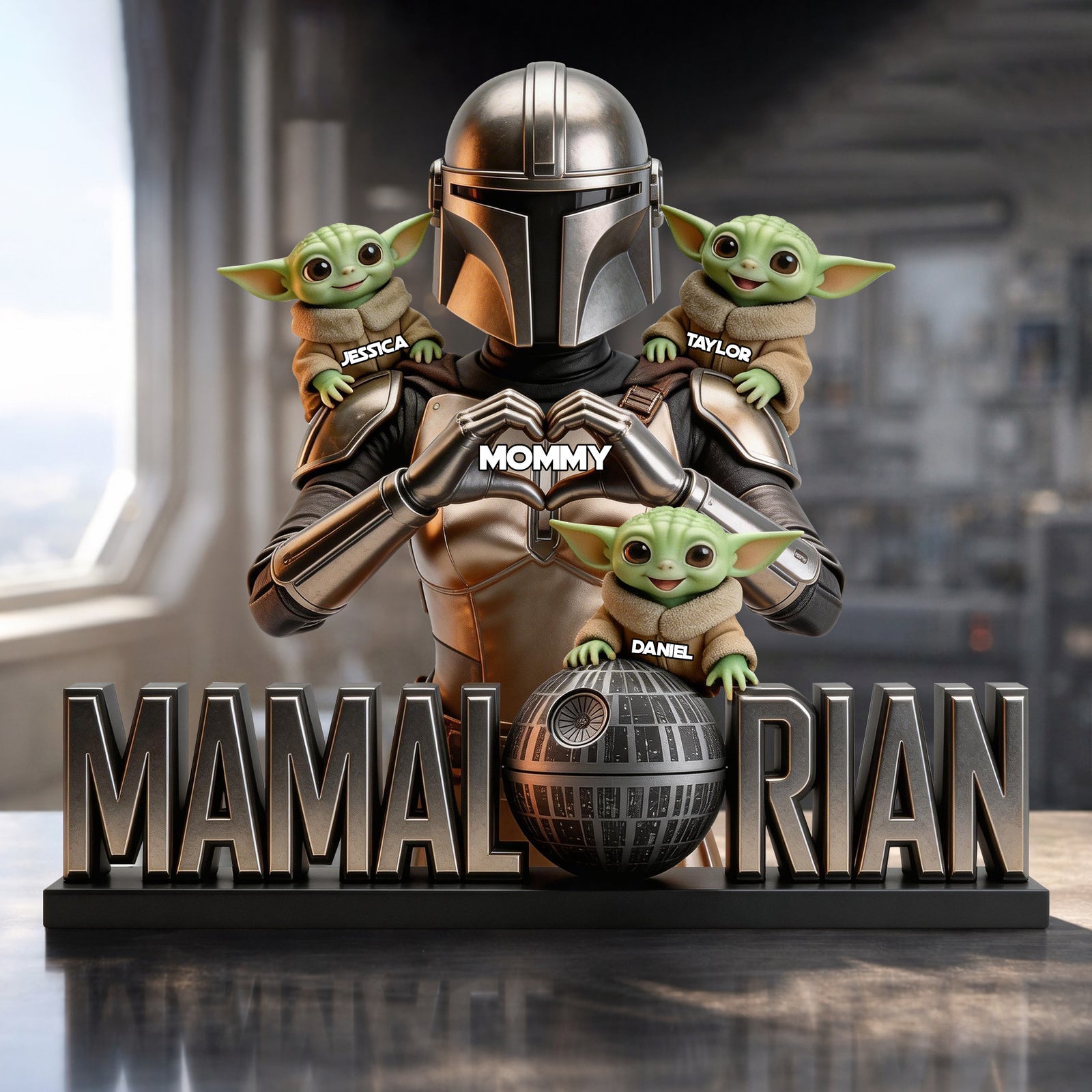 Universe Mom And Kids Acrylic Plaque - Personalized Gifts For Mother's Day Plaque 04KILU020326-Homacus