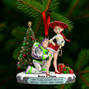 Playful Animated Ornament - Personalized Gifts For Couple 07ohlu150925-Homacus