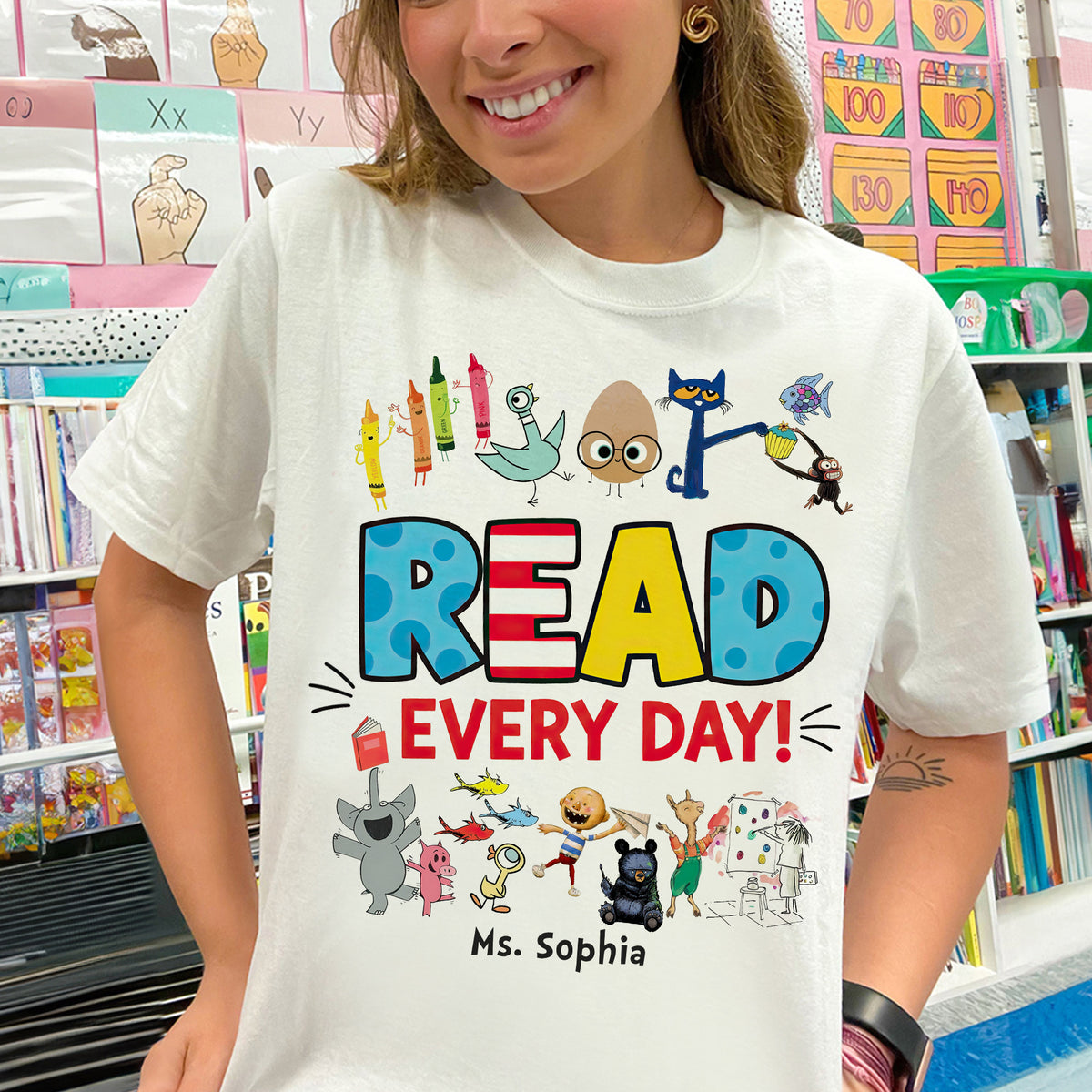 Read Everyday Shirt - Personalized Gifts For Teacher 04hutn110226-Homacus