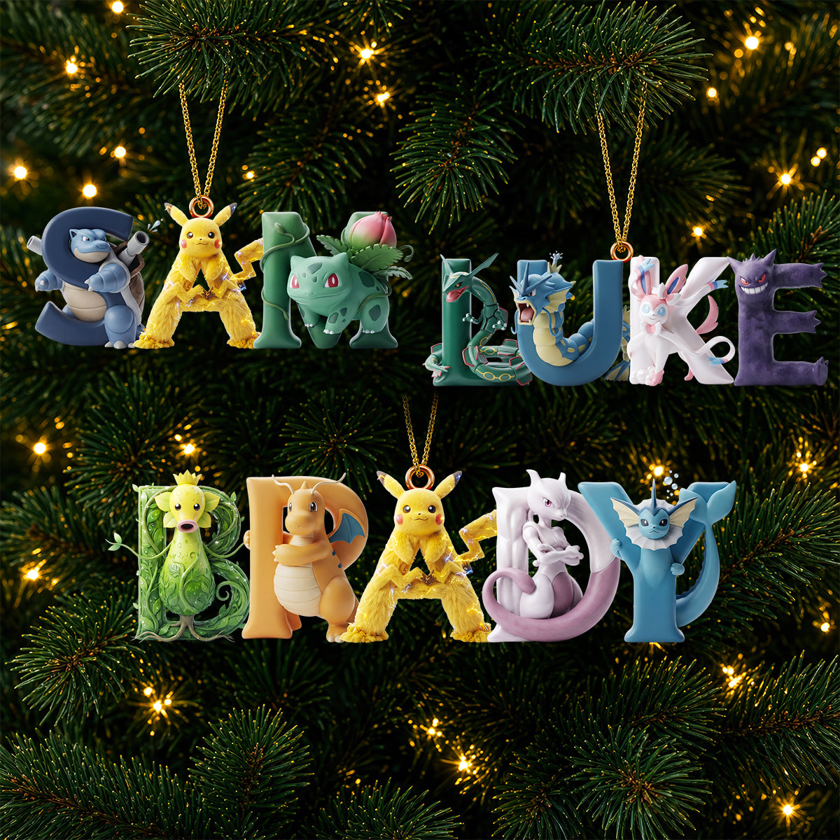 Adventure Alphabet Custom Name Ornament - Personalized Gifts For Christmas Ornament 04OHDT160926-Homacus