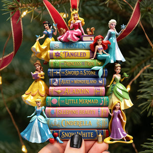 Lovely Fairy Tale Princesses Acrylic Ornament - Personalized Christmas Gifts 01nata030926
