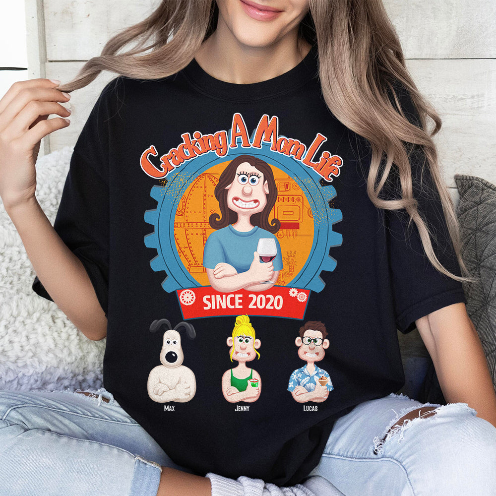 Personalized Gifts For Mom Shirt 01totn260225pa Cracking A Mom Life-Homacus