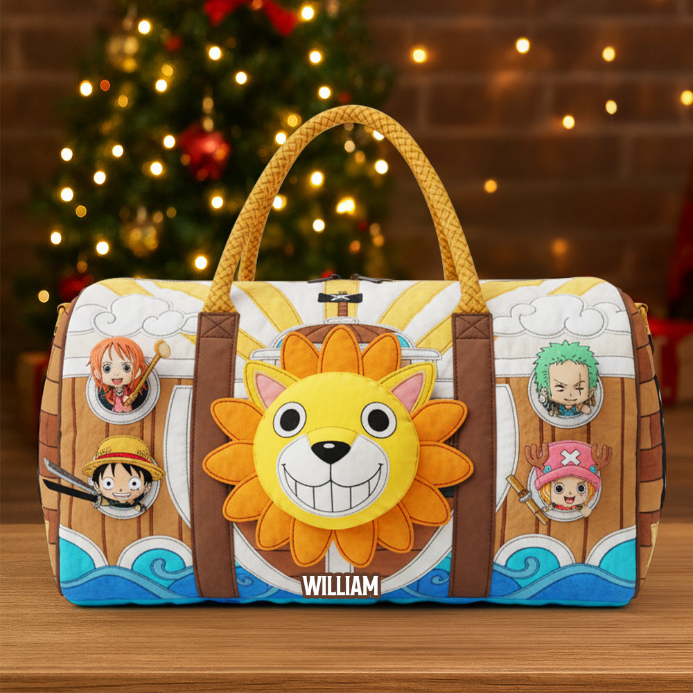 Personalized Christmas Gifts For Cartoon Lovers Quilted Duffle Bag 02natn031025-Homacus