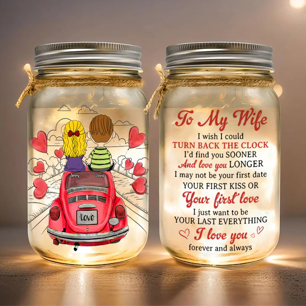 Personalized Gifts For Wife Mason Jar Light 02xqtn231224hg I Love You Forever And Always-Homacus