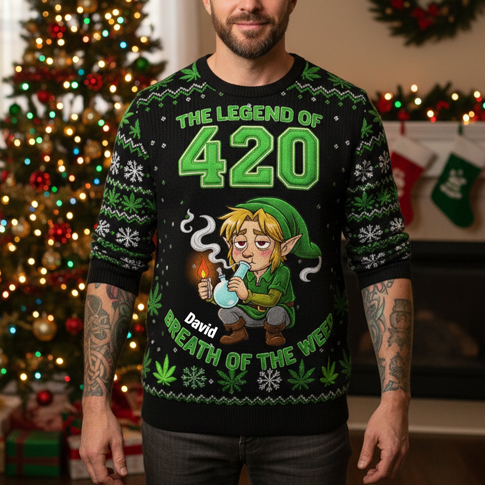 Legend Man Knitted Ugly Sweater - Personalized Christmas Gifts 03tolu041125-Homacus