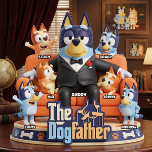 Puppy Boss Acrylic Plaque - Personalized Gifts For Dad 01hudh180526-Homacus