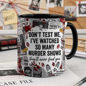 Sip Coffee, Solve Murders Coffee Accent Mug - Personalized Gifts 03NALU170826