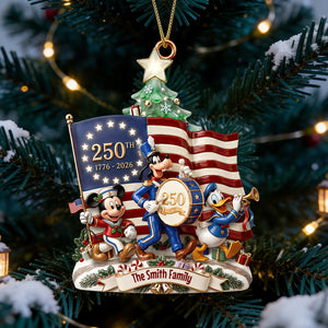 American Pride Edition Christmas Ornament - Personalized Gifts For Patriots 07PADT021026