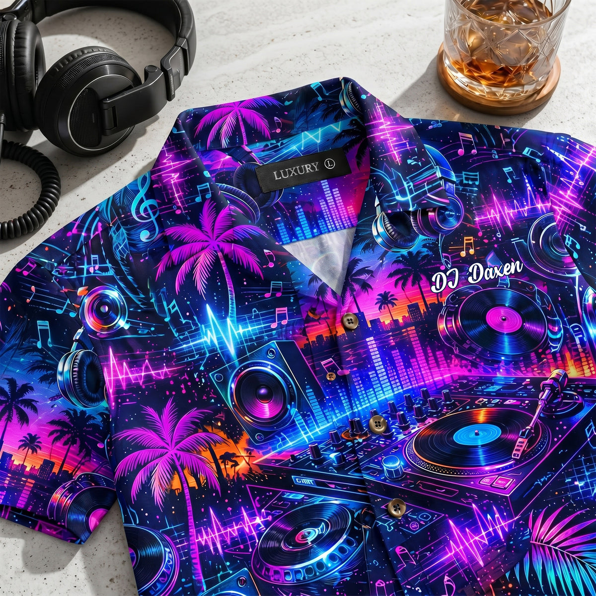 DJ Hawaiian Shirt - Personalized Gifts For Music Lovers 01nalu020626-Homacus