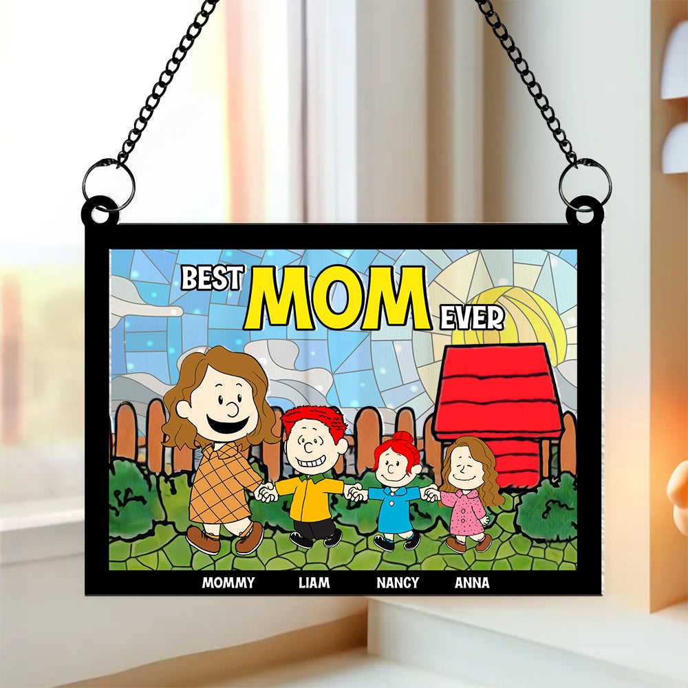 Personalized Gifts For Mom Suncatcher Window Hanging Ornament 03kapu230424da Mother's Day-Homacus
