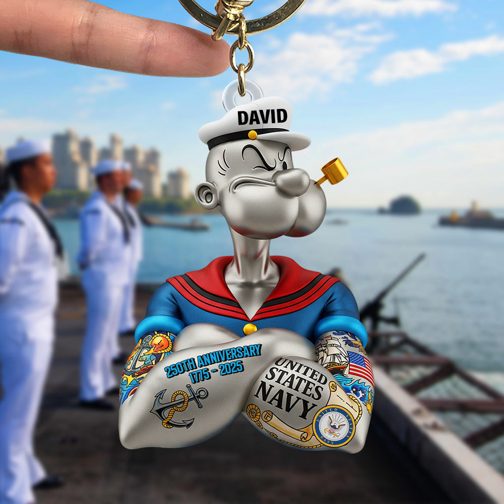 Anniversary Keychain - Personalized Gifts For Soldier 02natn040725 NV-Homacus