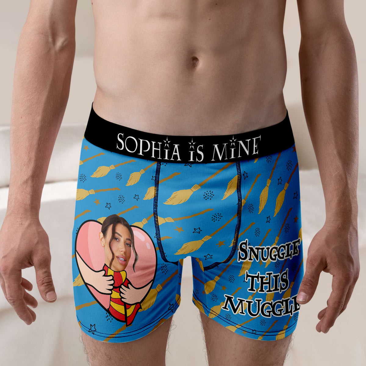 Personalized Gifts For Couple Men's Boxers and Women's Brief 04HUDT110124-Homacus