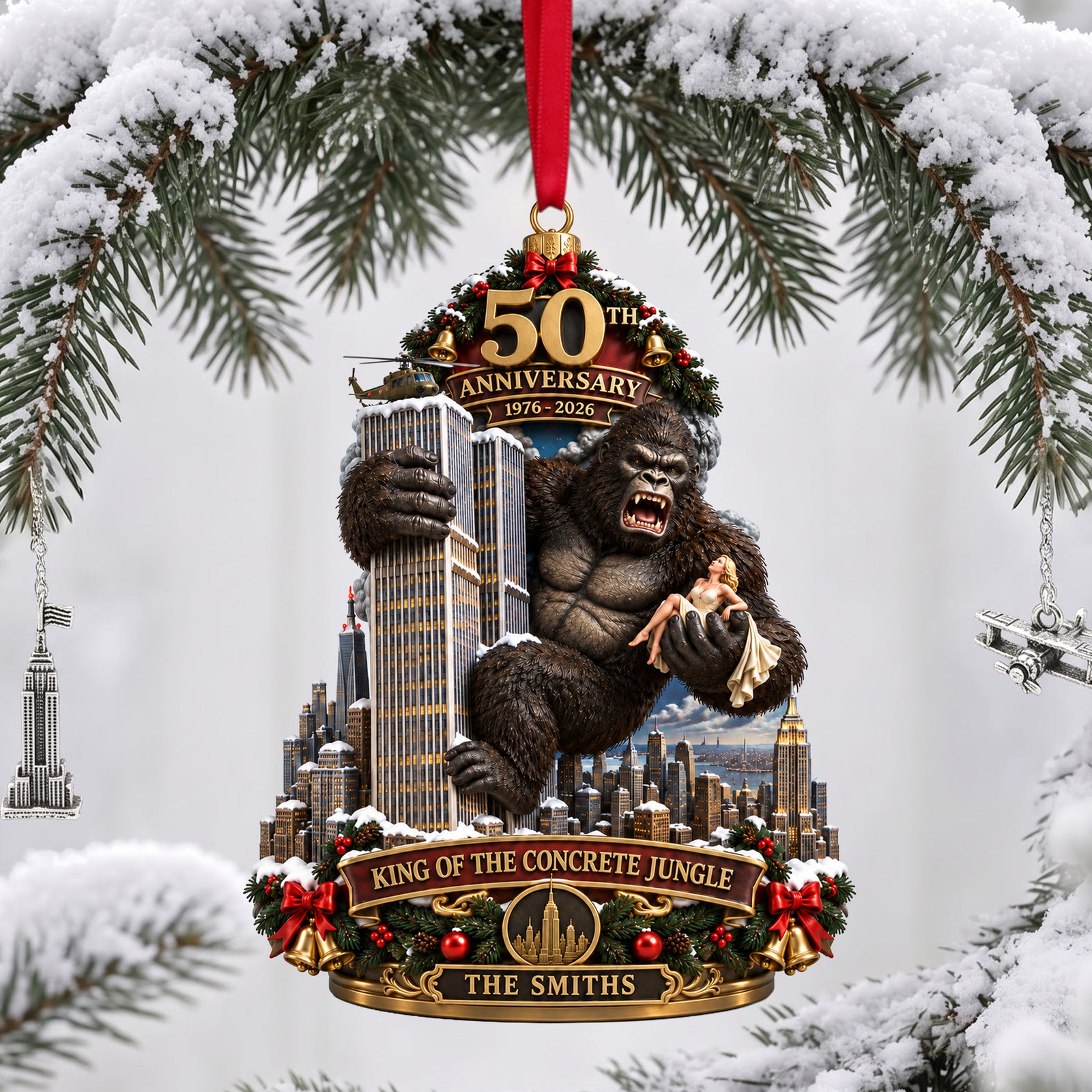 Precious Journey Of Giant Ape 50th Anniversary Acrylic Ornament - Personalized Christmas Gifts 05halu140926-Homacus