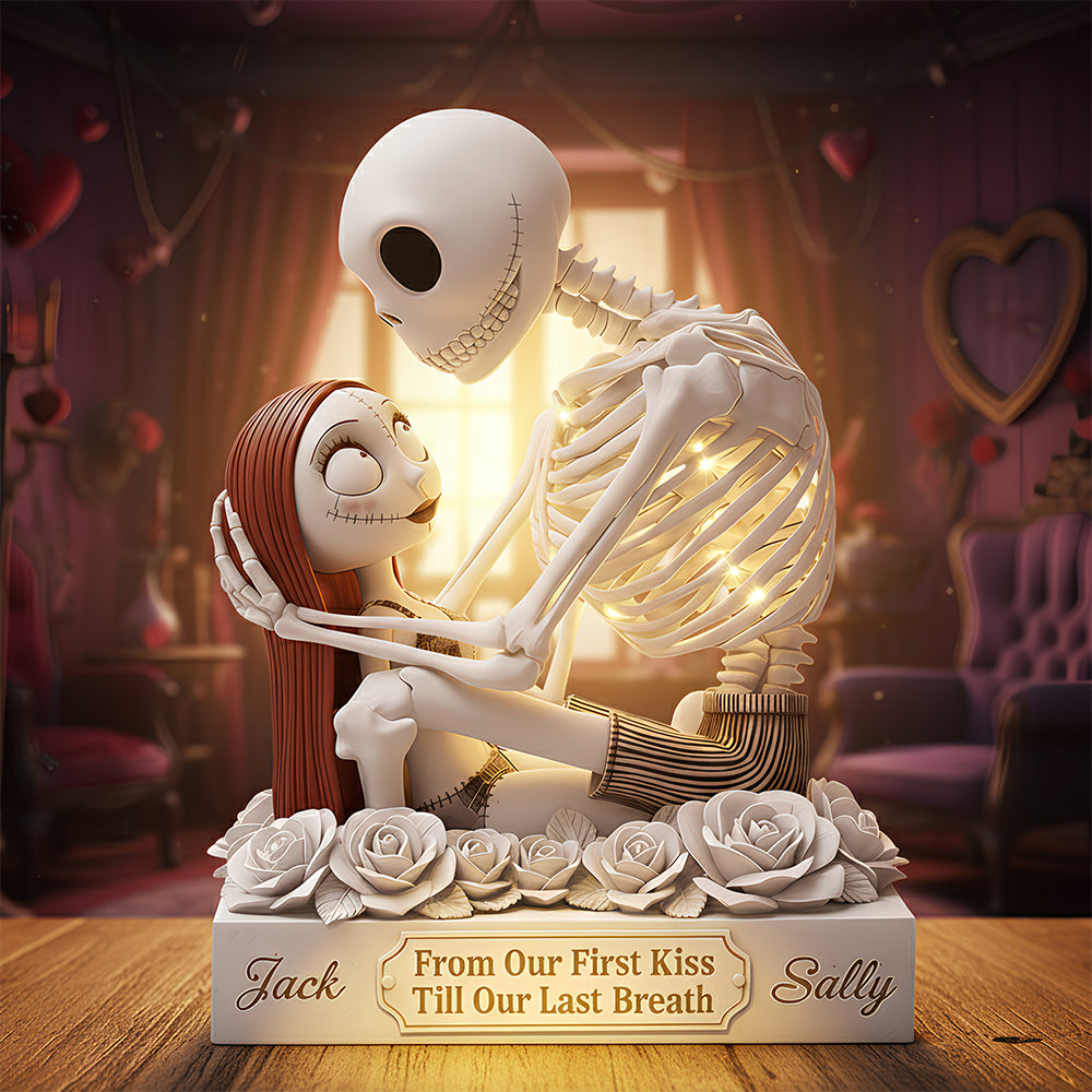 Spooky Couple Light Box Personalized Gifts For Couple 04OHDT261125-Homacus