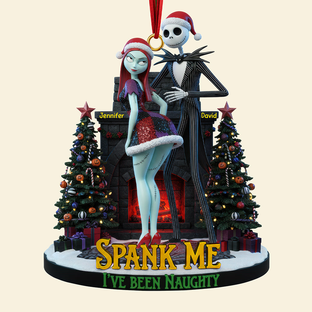 Naughty Couple Christmas Ornament - Personalized Gifts For Couple 02pgqn180925-Homacus