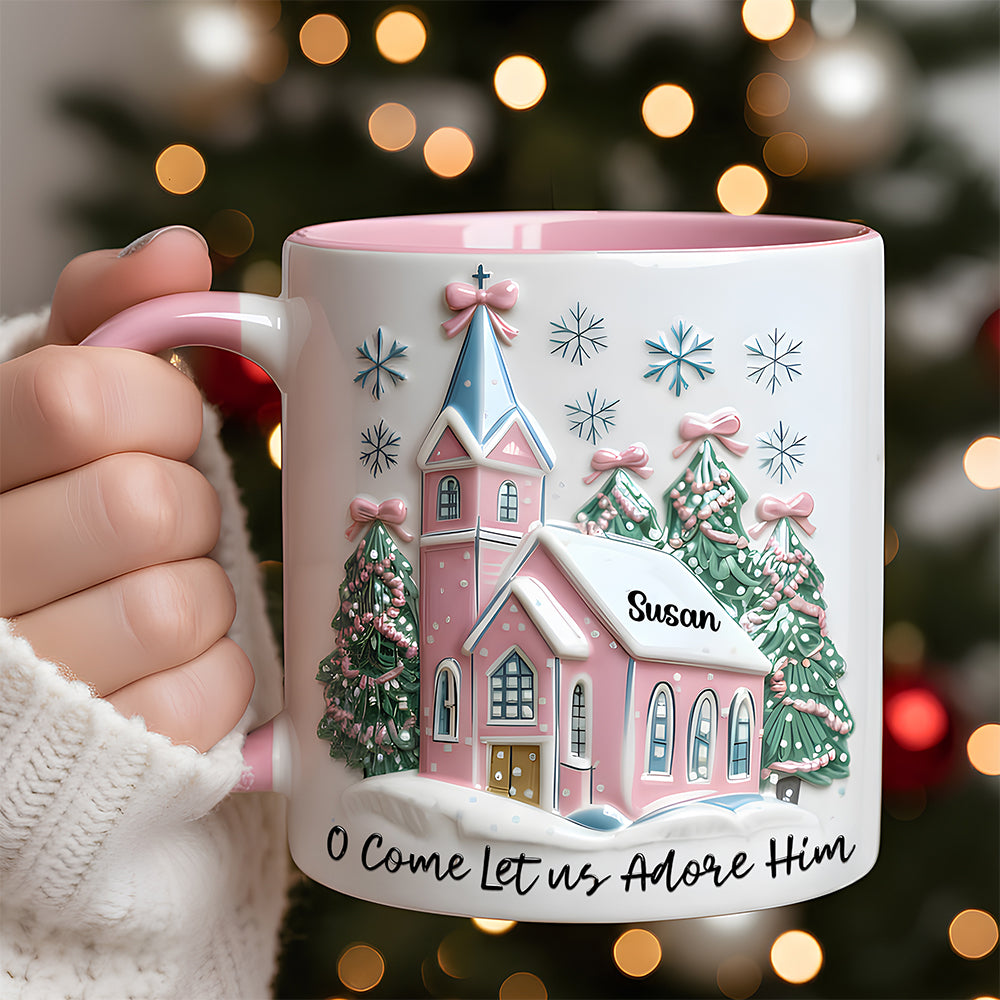 Conquette Love With God Mug, Personalized For Christian Girls 03qhdt111125-Homacus