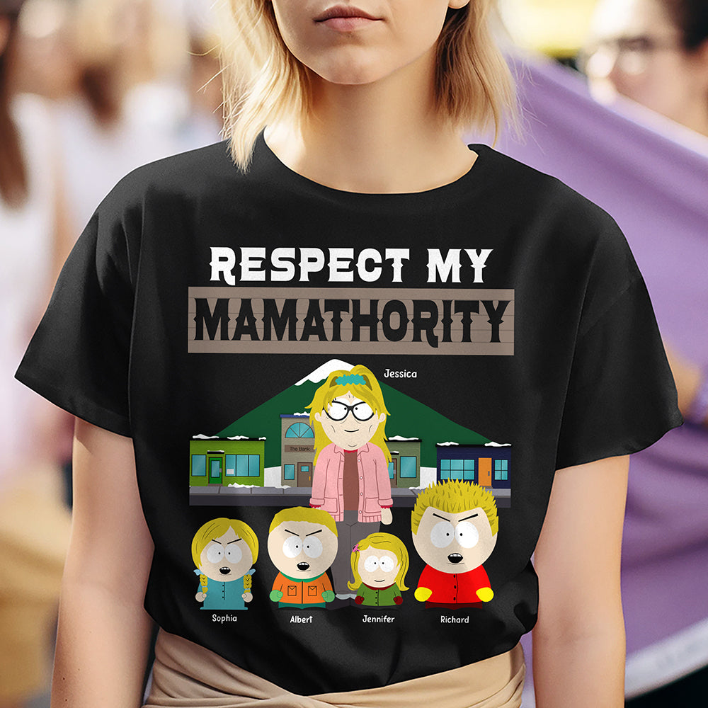 Personalized Gifts For Mom Shirt Respect Mom 07TGQN010425HG-Homacus