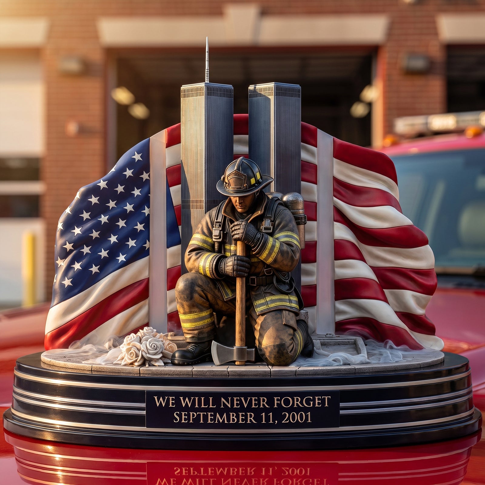 Firefighter Memorial Acrylic Plaque - Personalized Gifts For Firefighter 03TOQN230726-Homacus