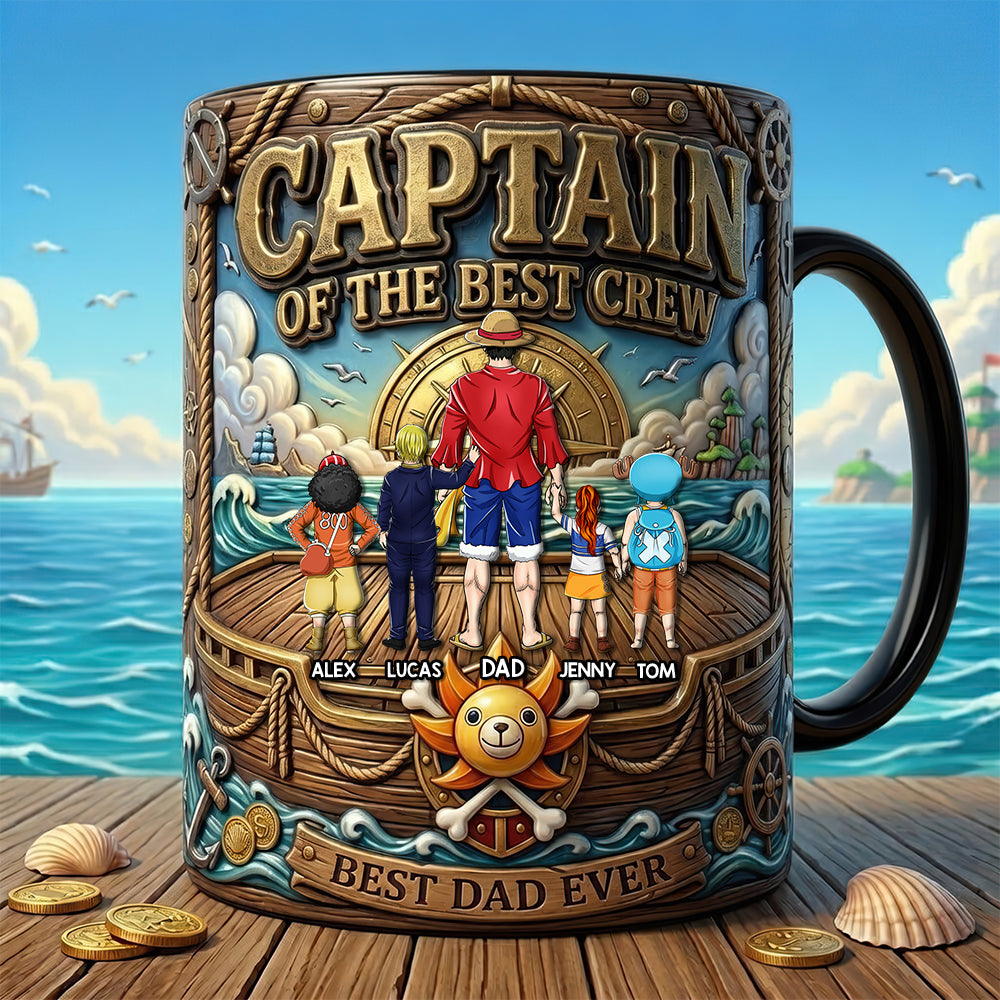 Captian Of The Best Crew Magic Coffee Mug - Personalized Gifts For Dad 02TODT120526-Homacus